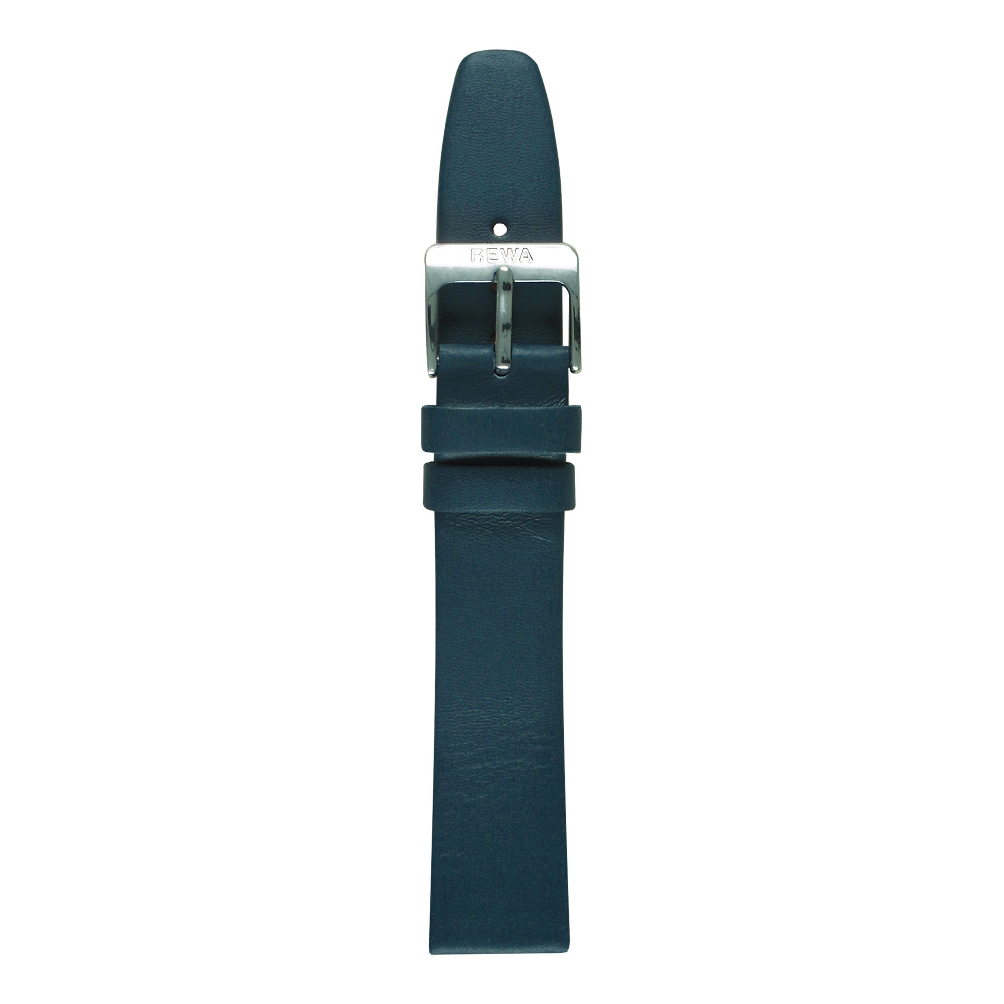 REWA Uhrarmband 20021 Leder Damen blau