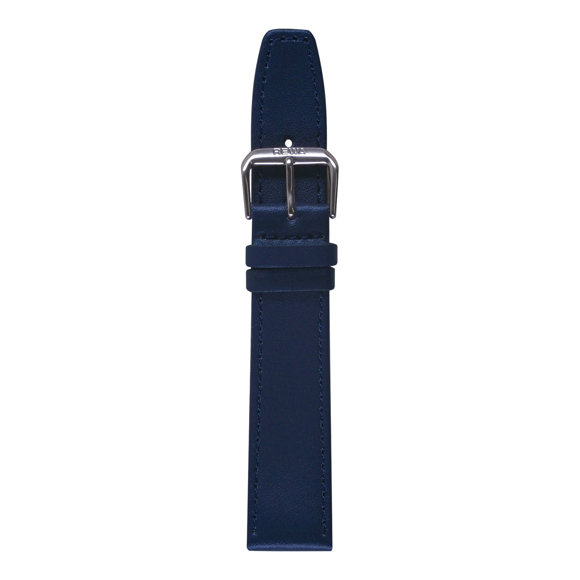 REWA Uhrarmband 21132 Leder Herren marine
