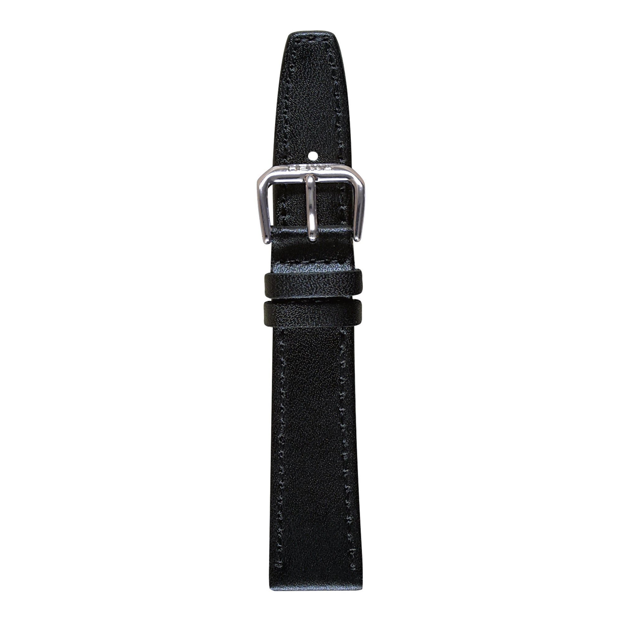 REWA Uhrarmband 21132 Leder Herren schwarz