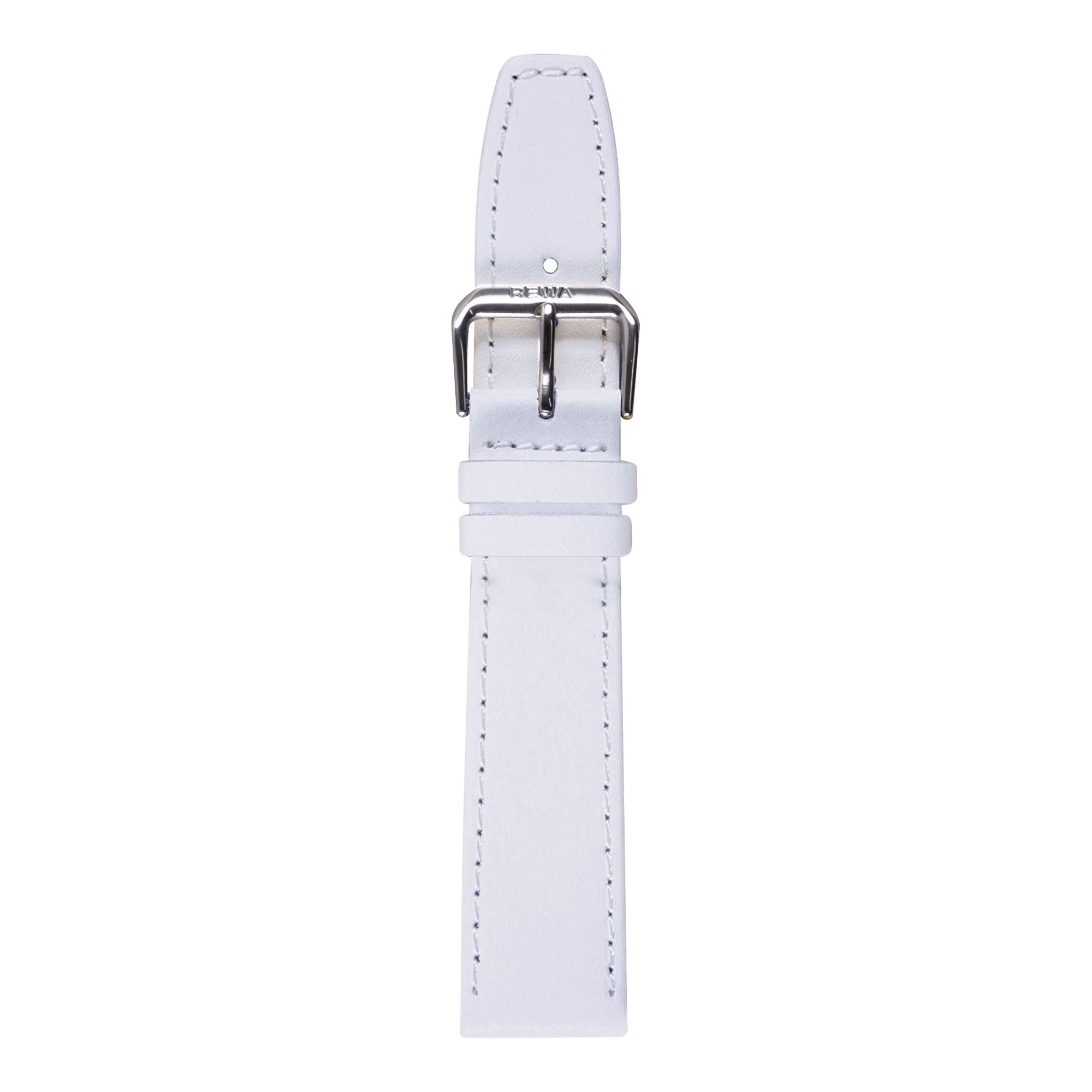 REWA Uhrarmband 21132 Leder Herren weiss