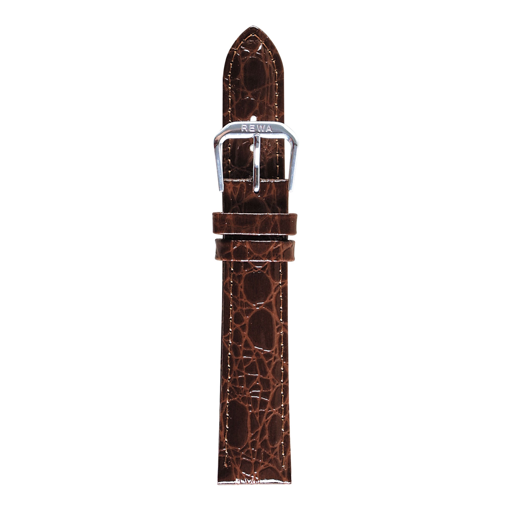 REWA Uhrarmband 21263 Leder Herren hellbraun