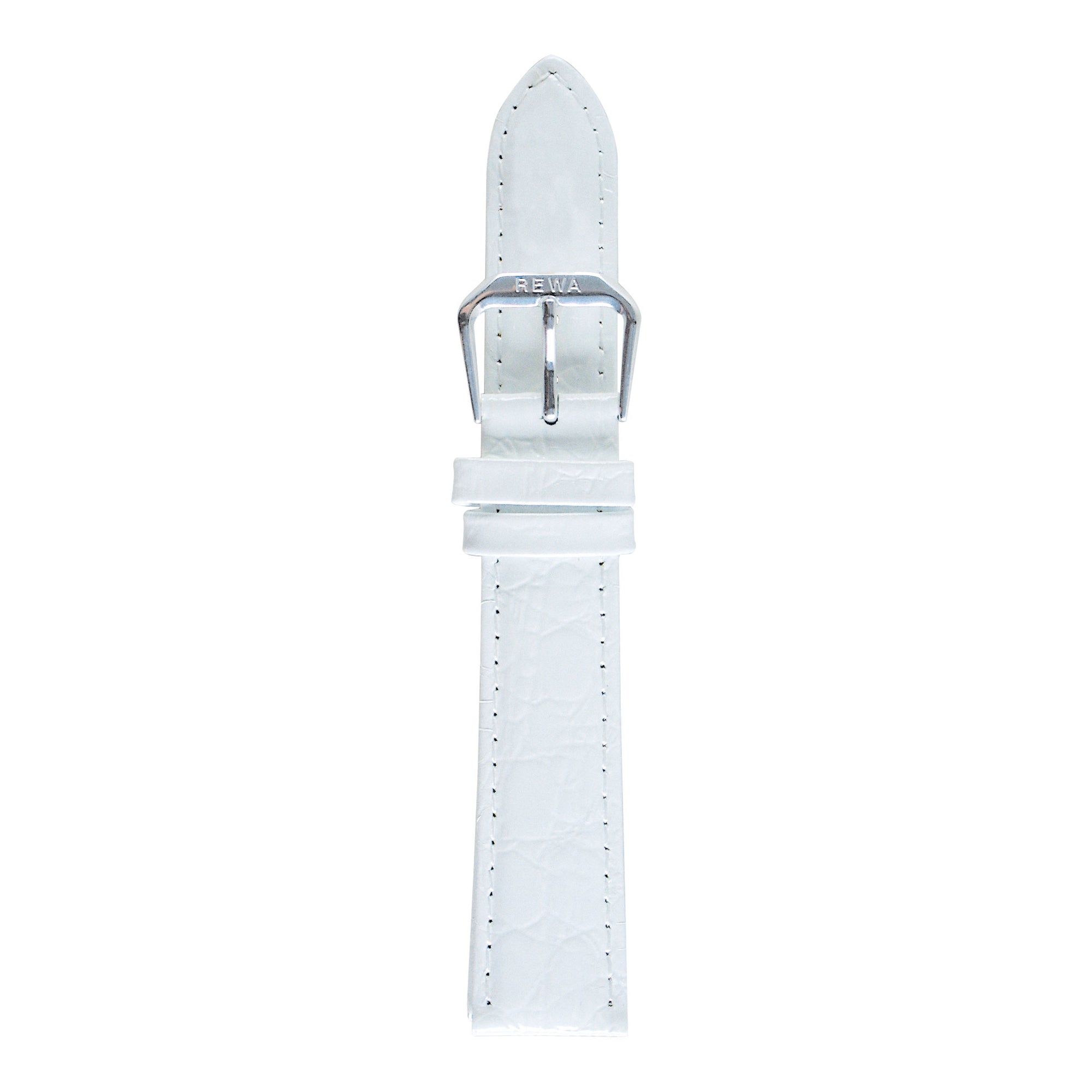 REWA Uhrarmband 21263 Leder Herren weiss