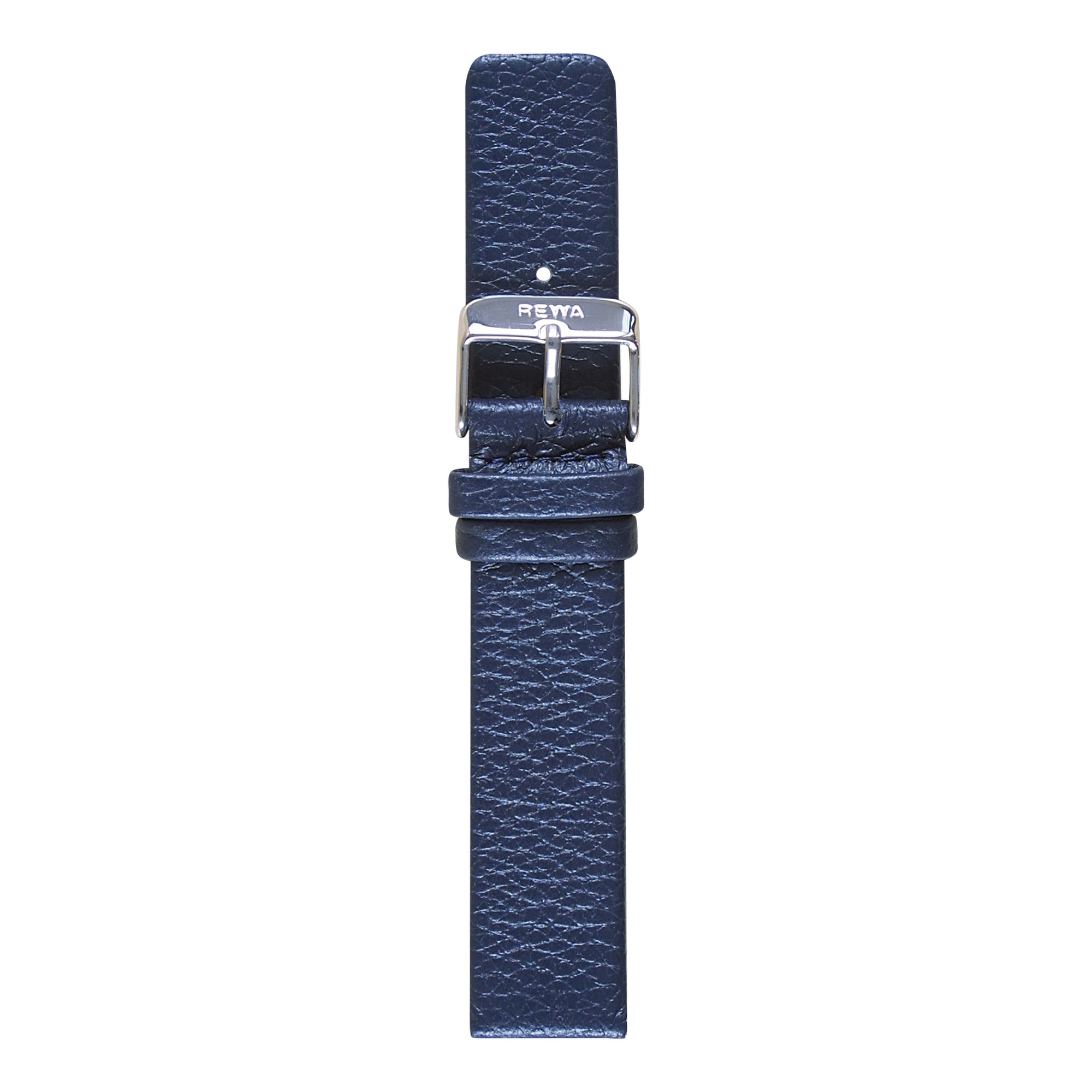 REWA Uhrarmband 21401 Leder Herren blau