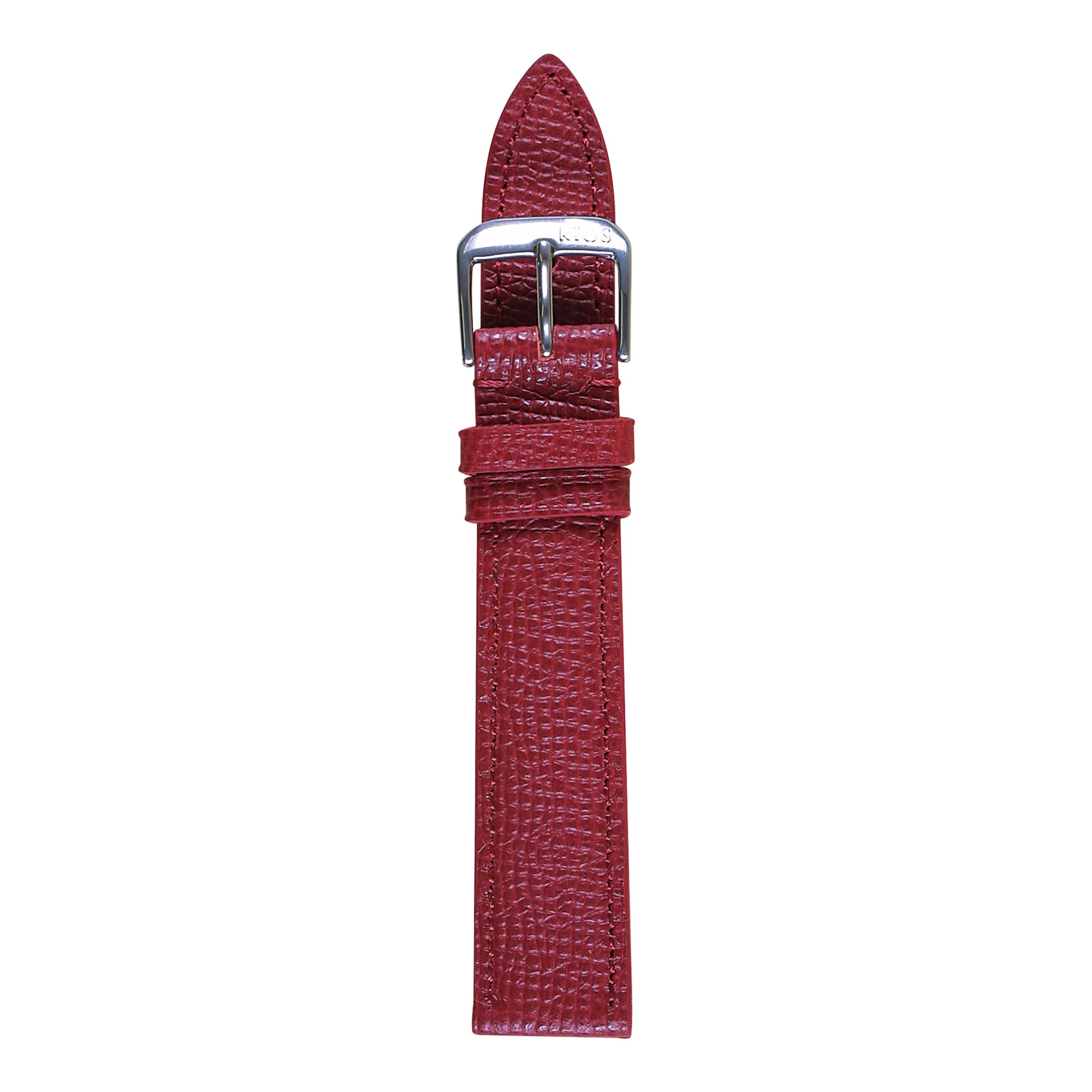RIOS Premium Uhrarmband 21509 Leder Herren rot