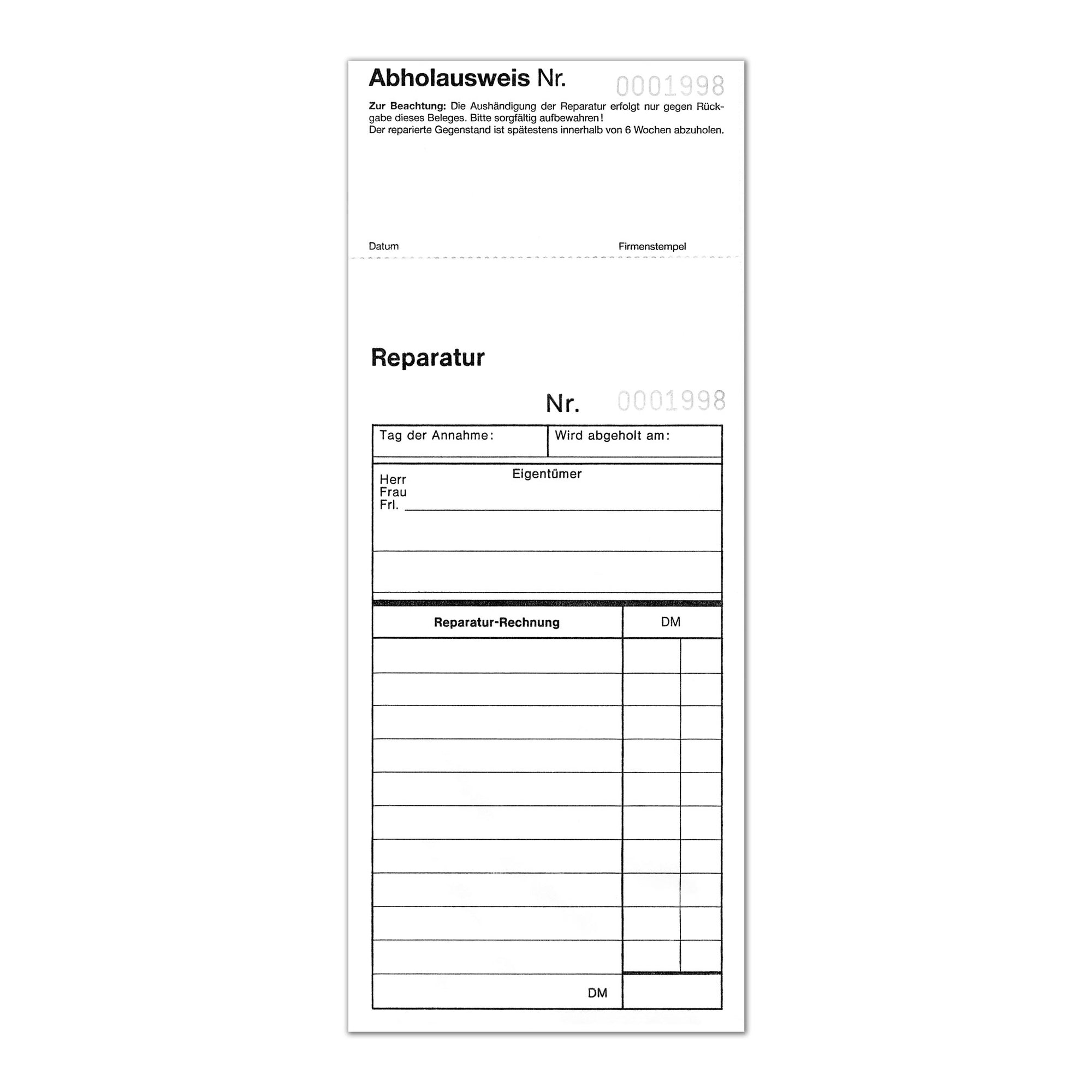 90532 Reparaturtüten (1.000 Stück)