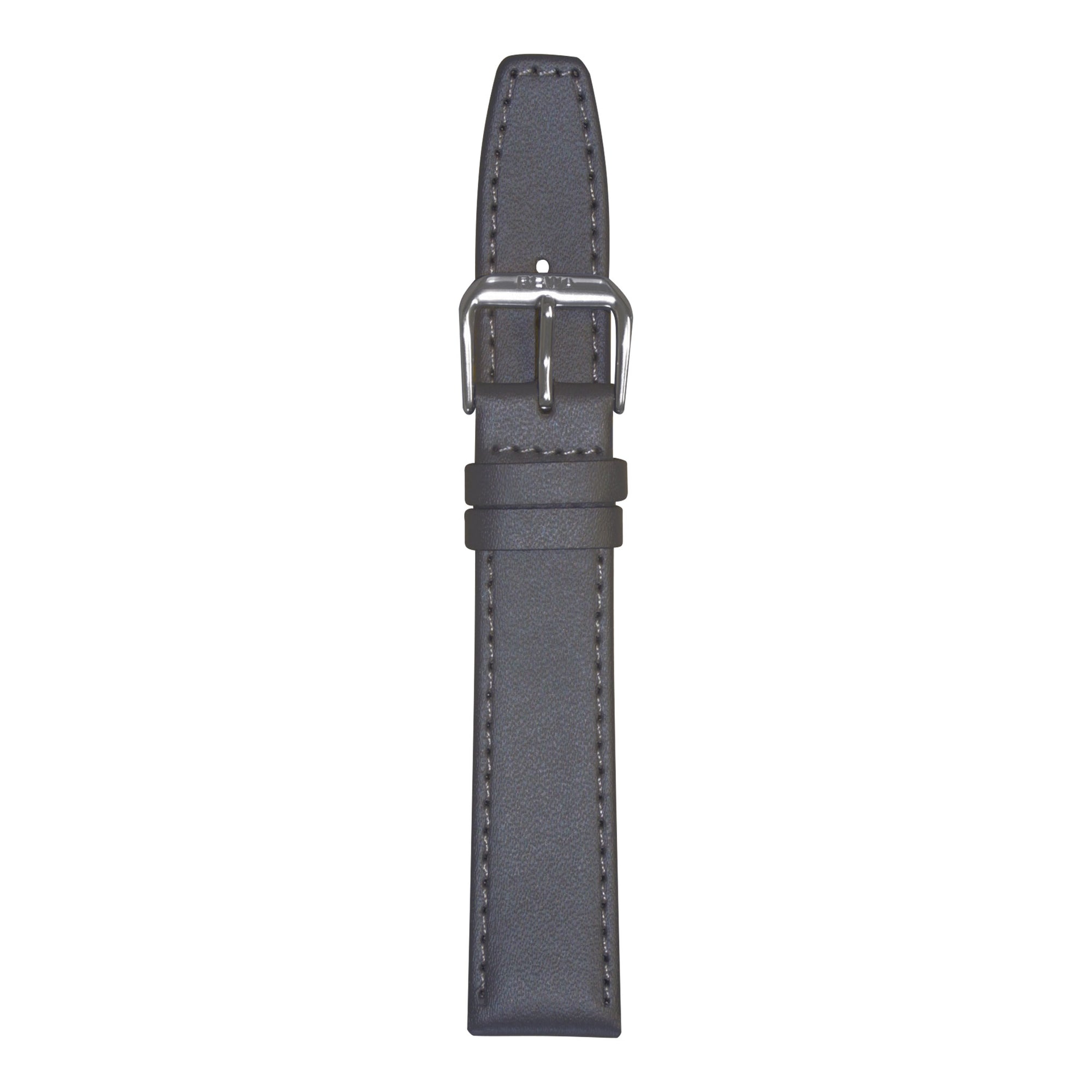 REWA Uhrarmband 21132 Leder Herren grau