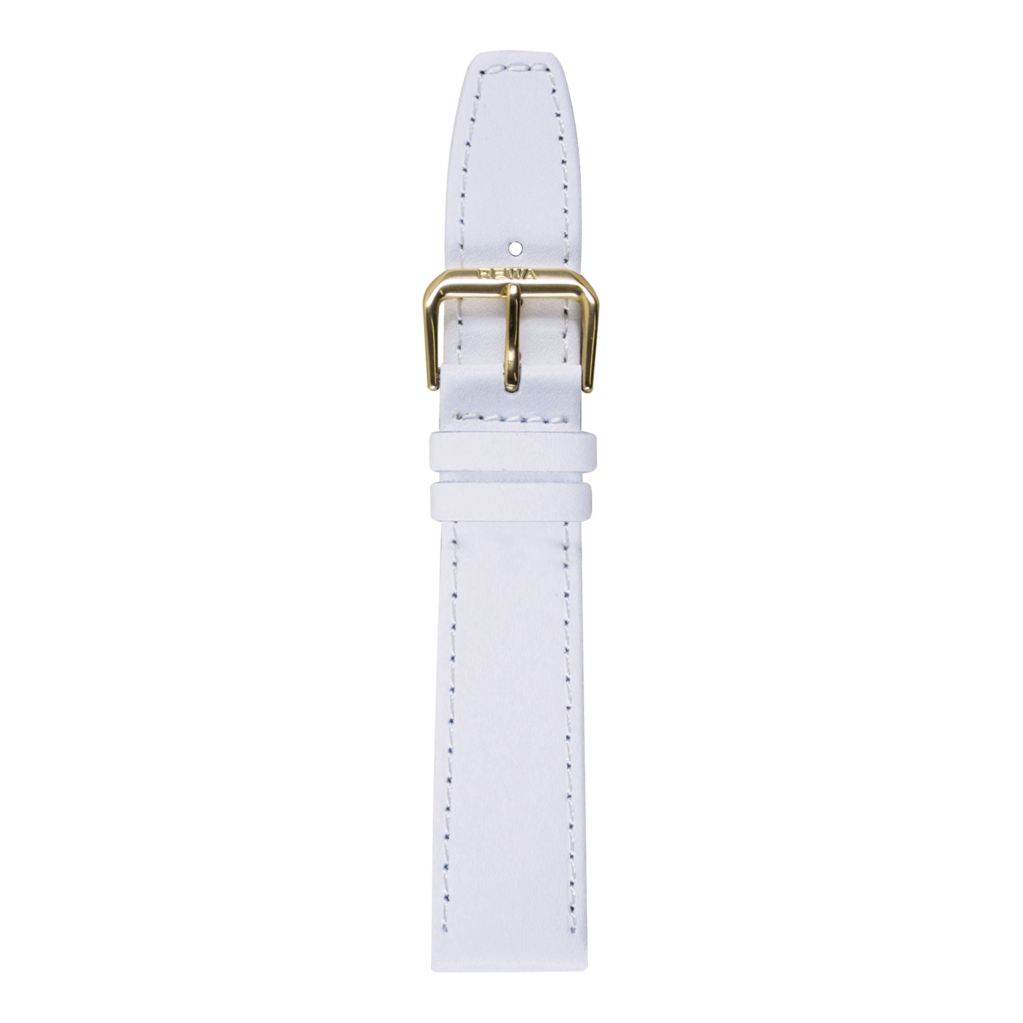 REWA Uhrarmband 21132 Leder Herren weiss