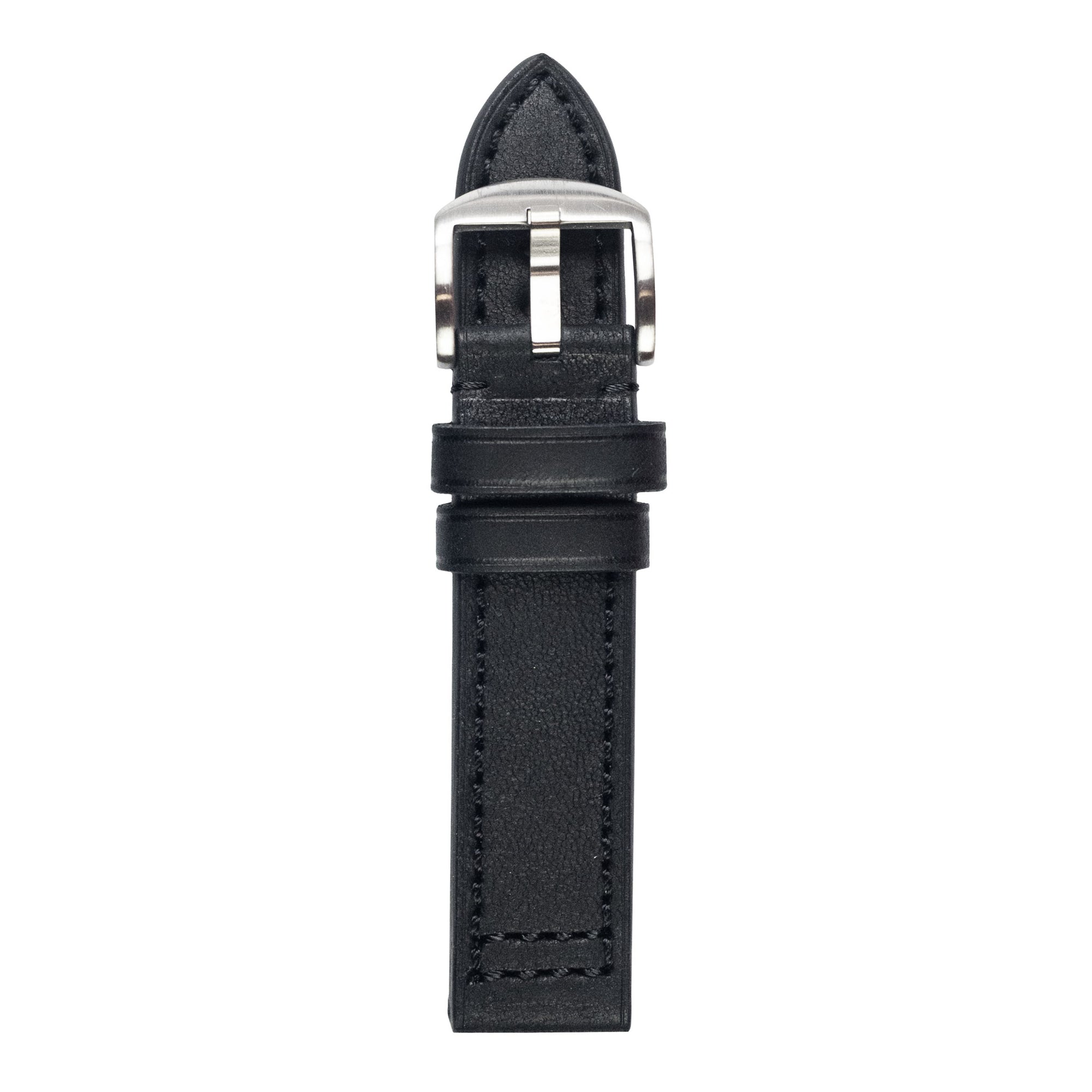 RIOS Premium Uhrarmband 21505 Leder Herren schwarz