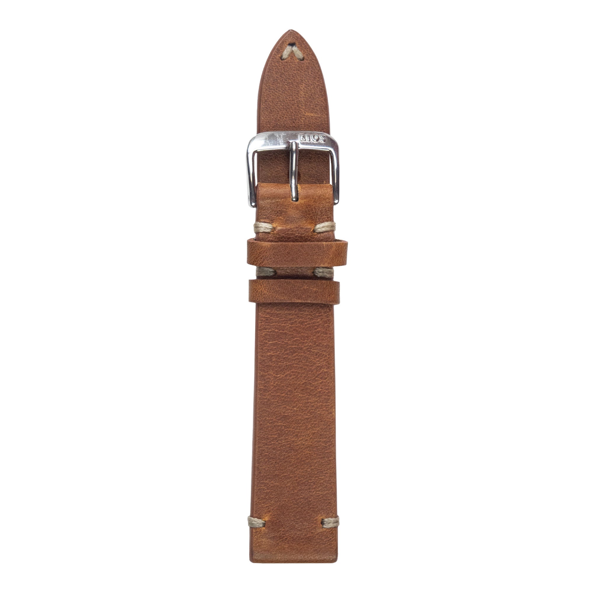 RIOS Premium Uhrarmband 21507 Leder Herren hellbraun