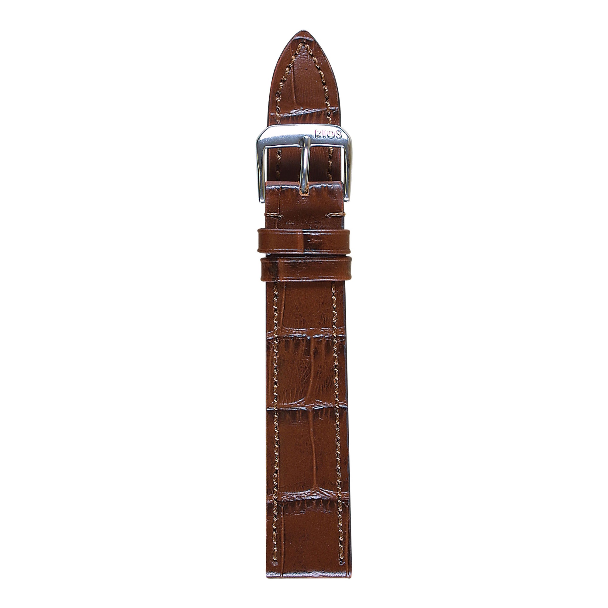 RIOS Premium Uhrarmband 21508 Leder Herren braun