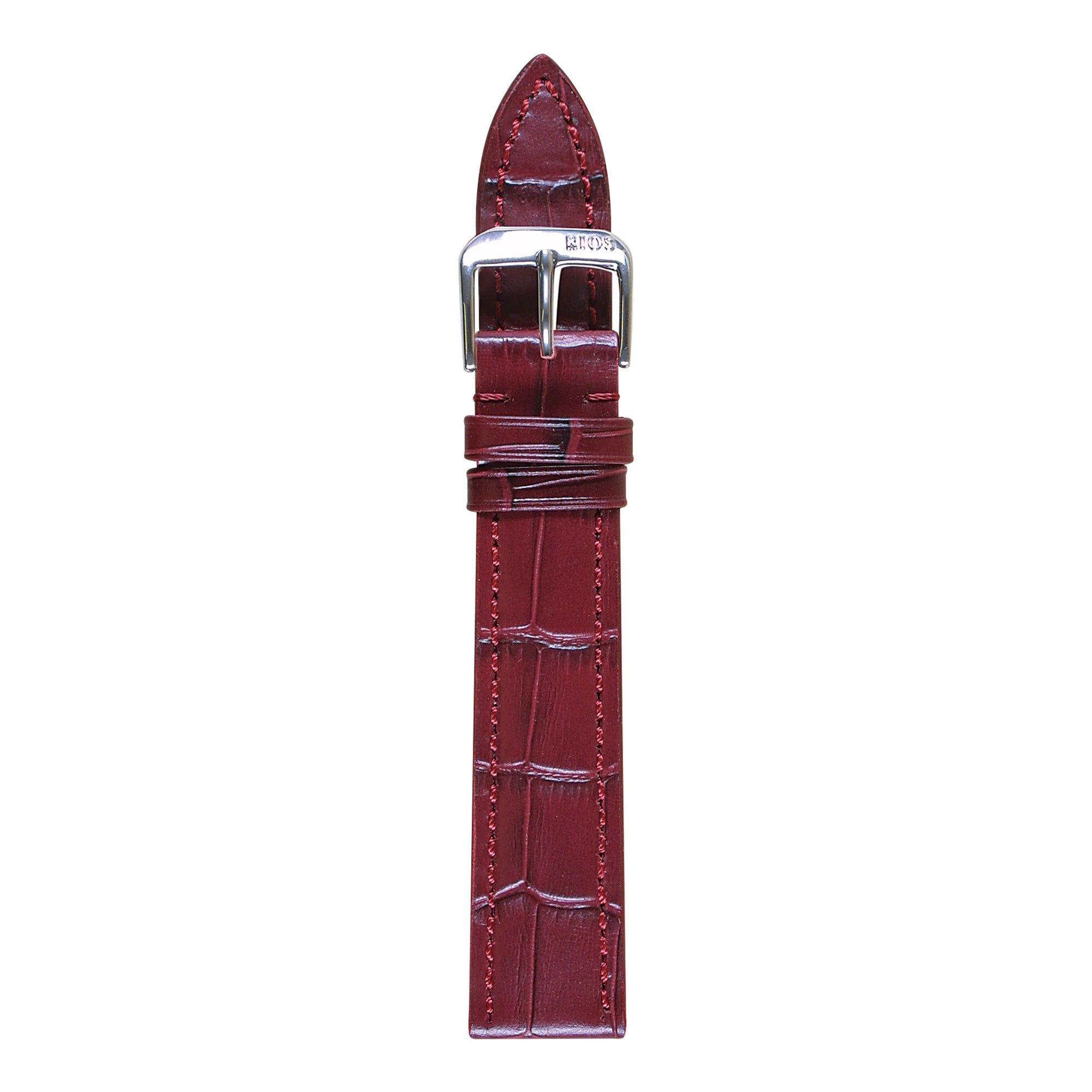 RIOS Premium Uhrarmband 21508 Leder Herren bordeaux