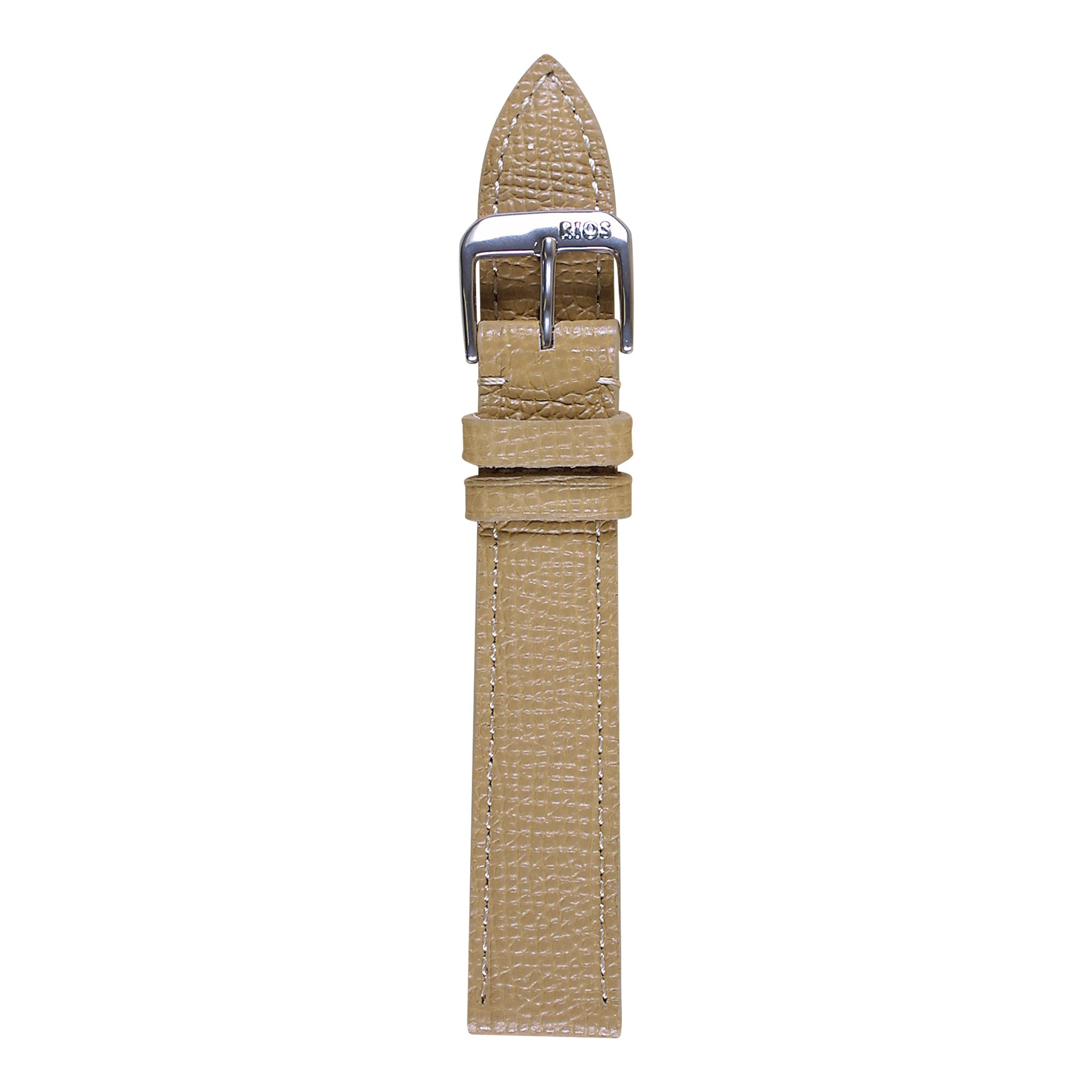 RIOS Premium Uhrarmband 21509 Leder Herren beige