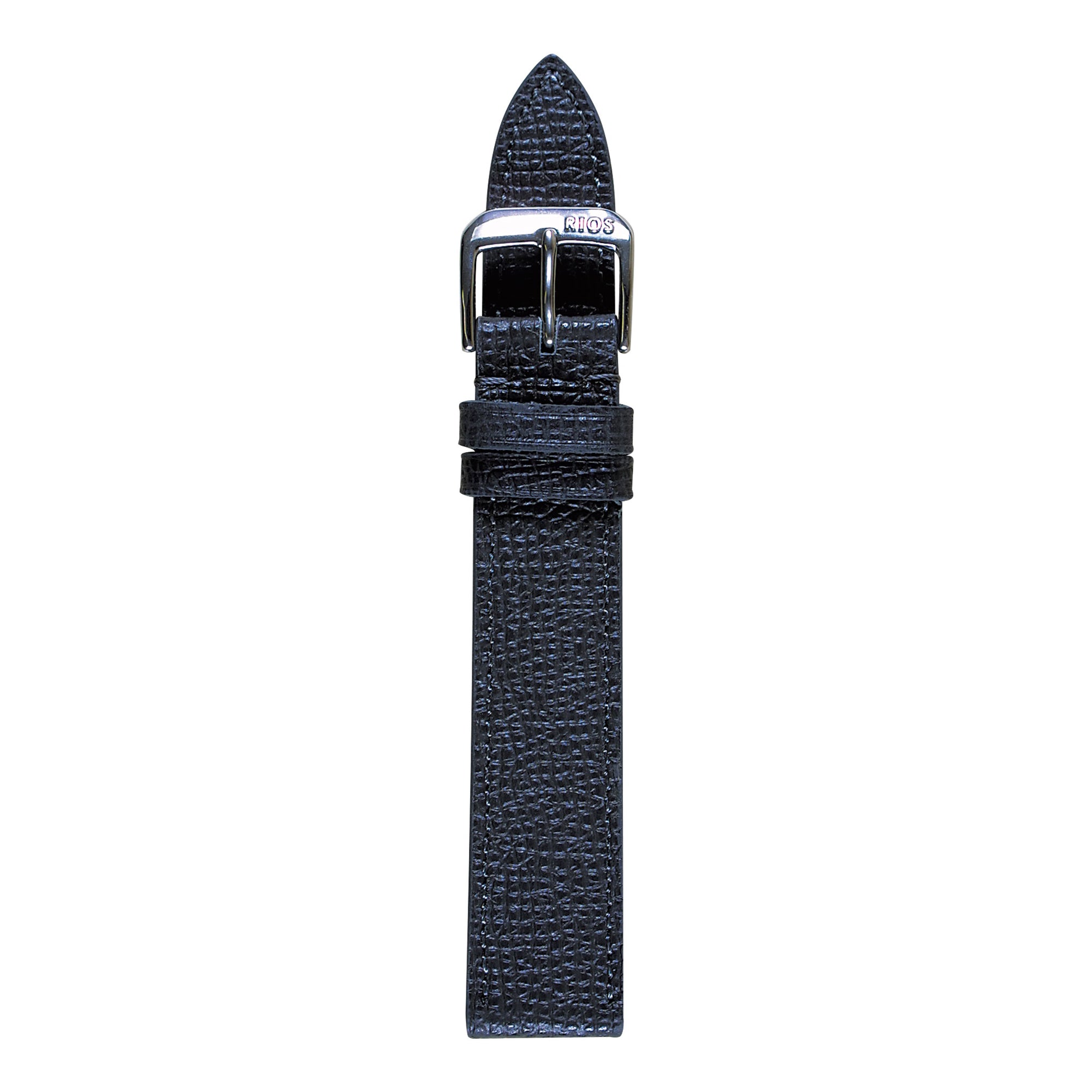 RIOS Premium Uhrarmband 21509 Leder Herren schwarz