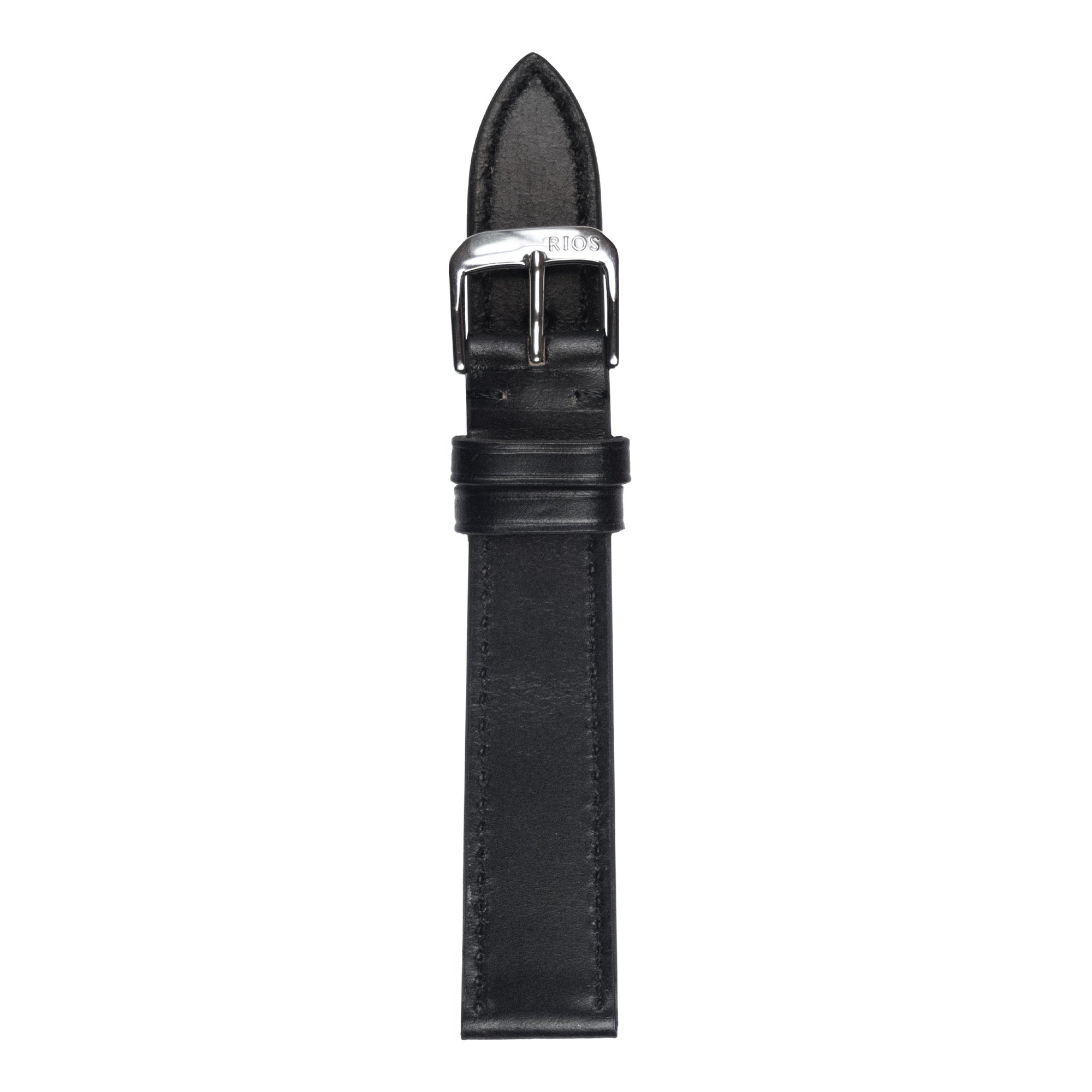 RIOS Premium Uhrarmband 21515 Leder Herren schwarz