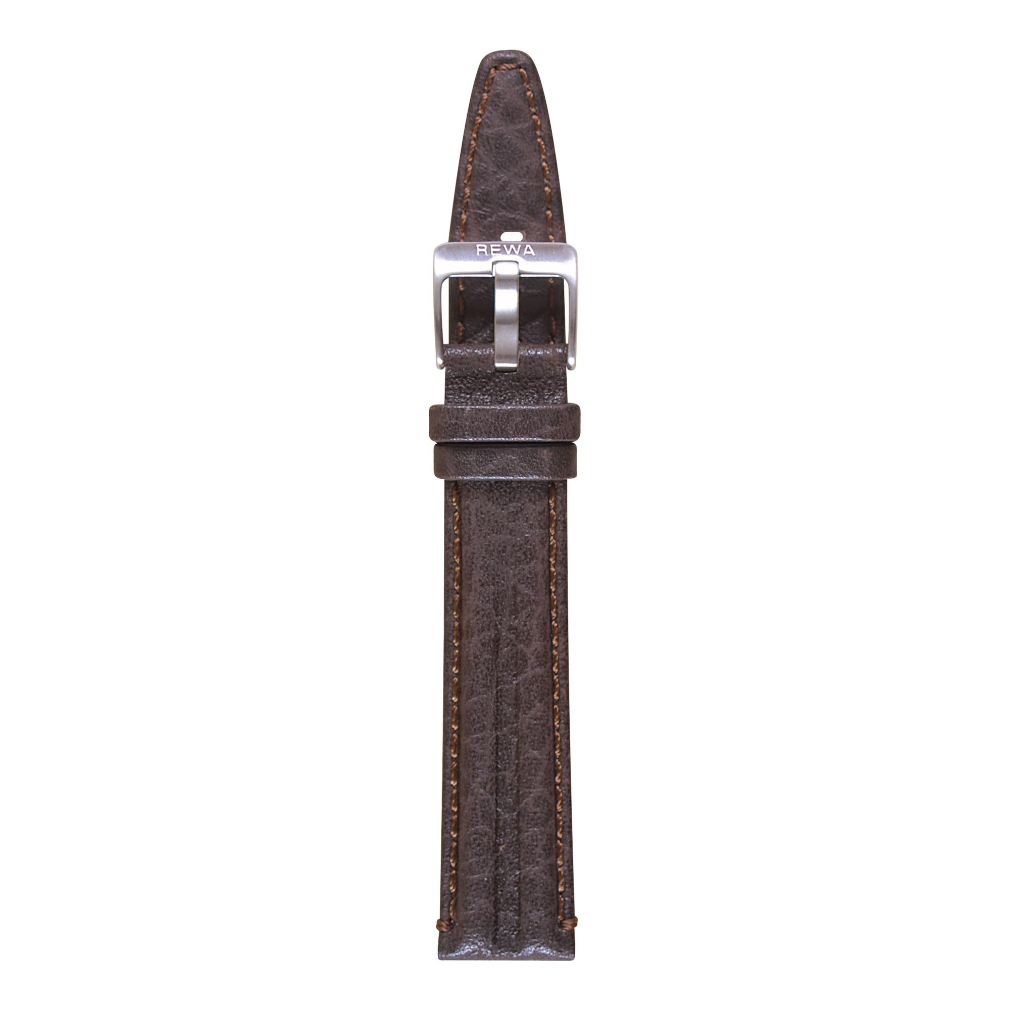 REWA Uhrarmband 21736 Leder Herren braun