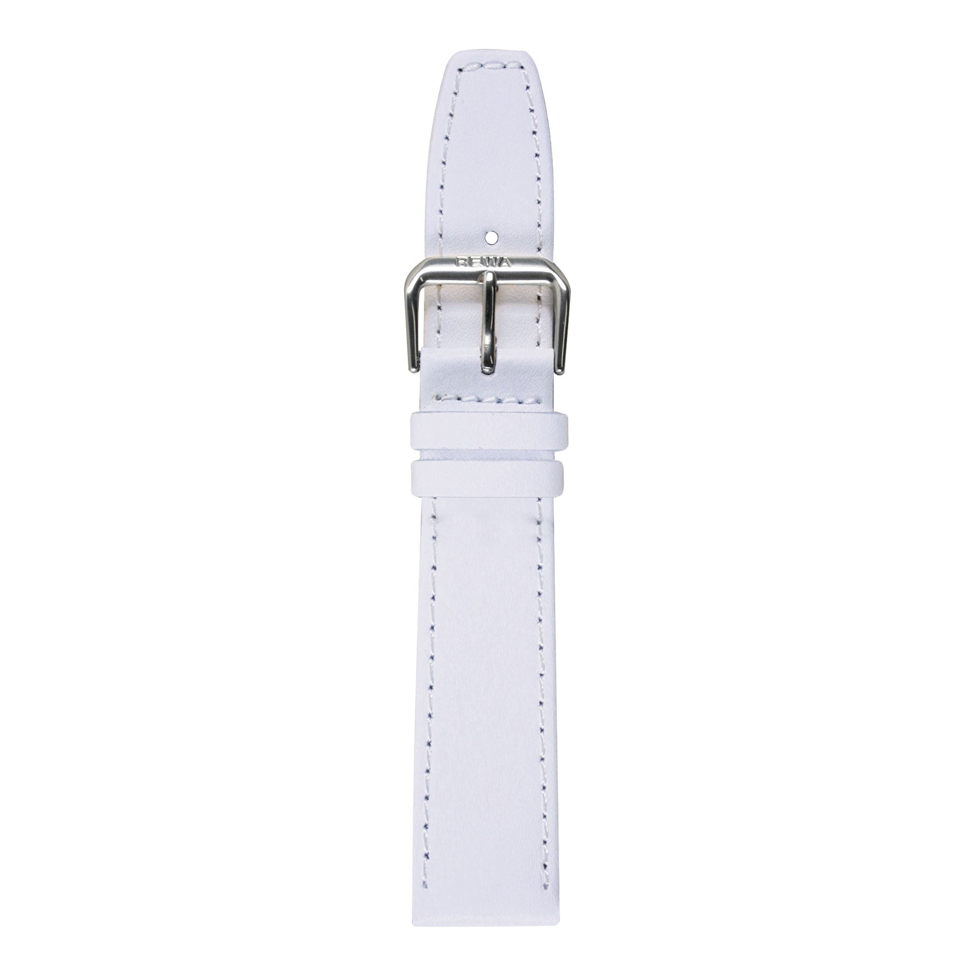 REWA Uhrarmband 22132 Lederm Damen weiss