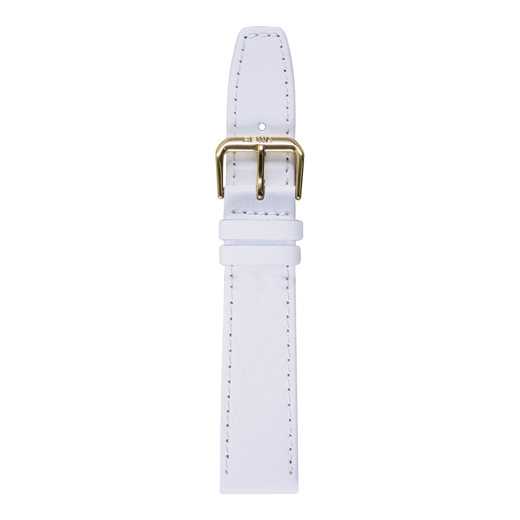 REWA Uhrarmband 22132 Lederm Damen weiss