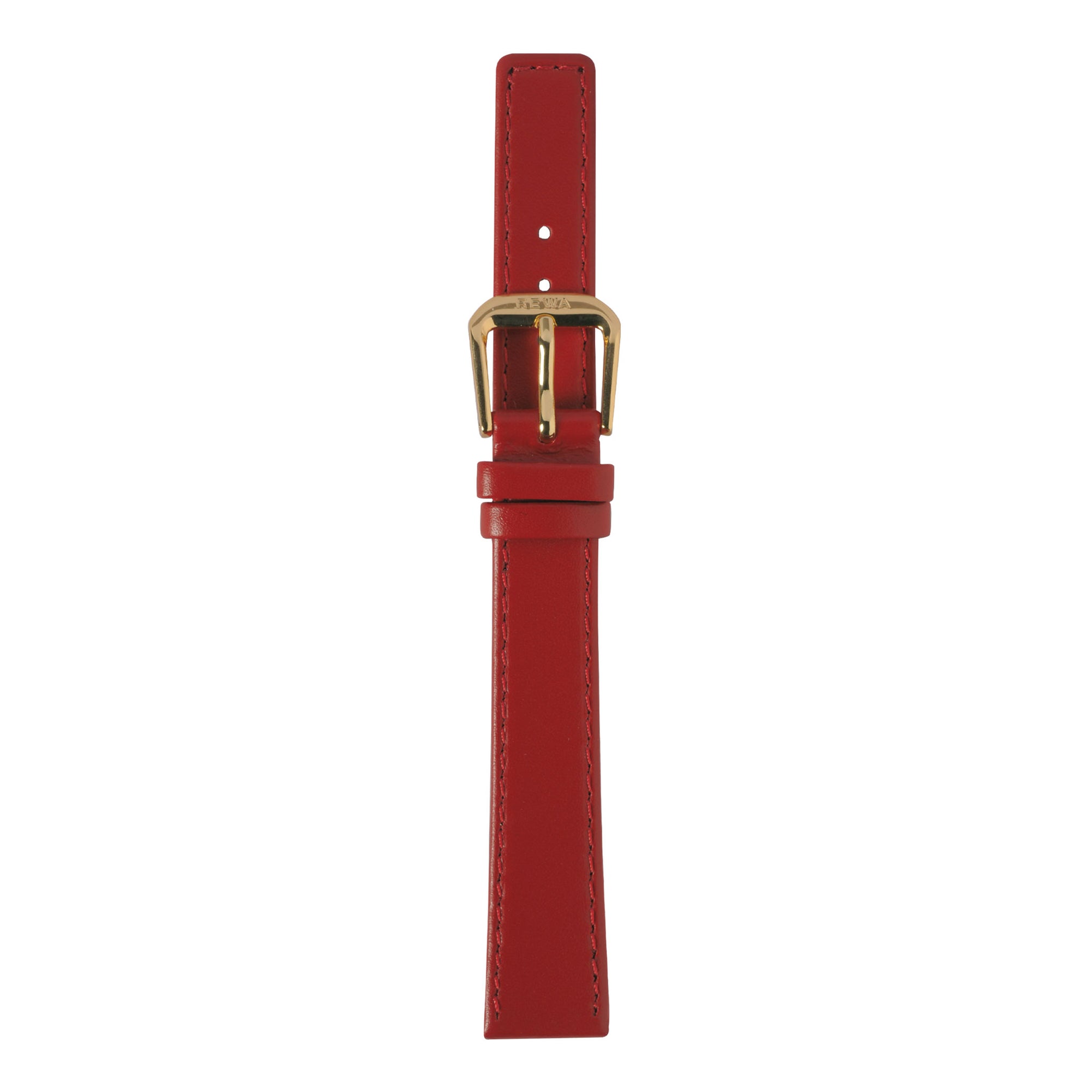REWA Uhrarmband 22163 Leder Damen rot