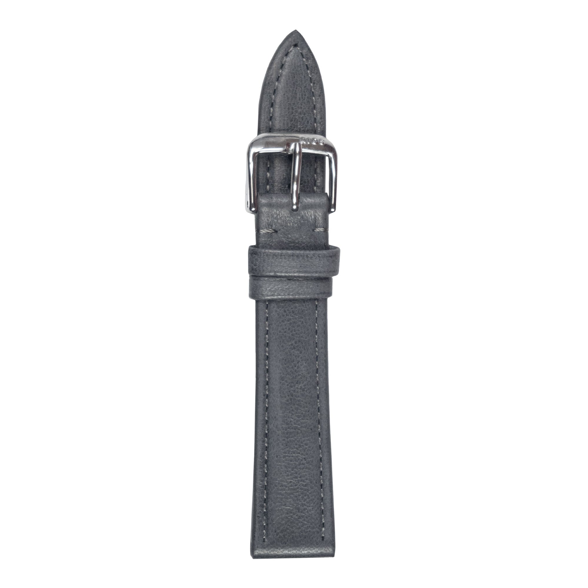 RIOS Premium Uhrarmband 22514 Leder Damen grau