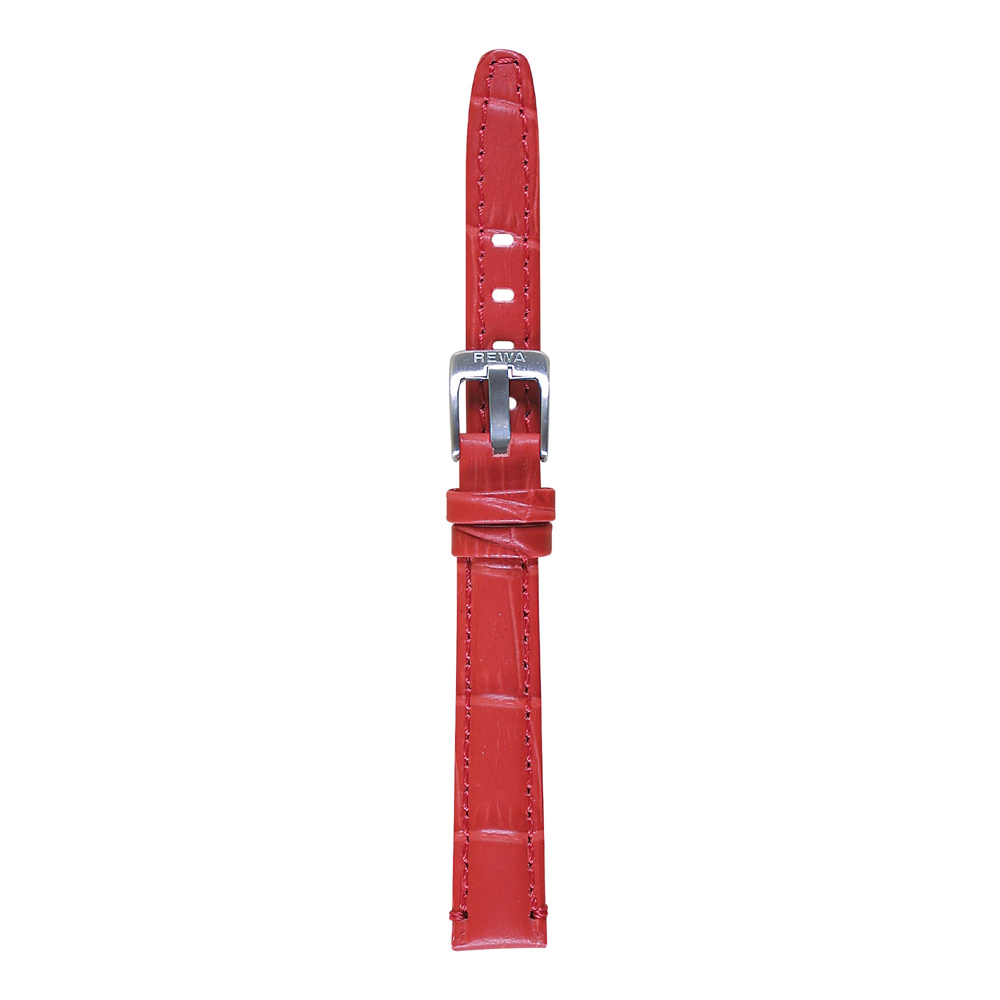 REWA Uhrarmband 22725 Leder Damen rot