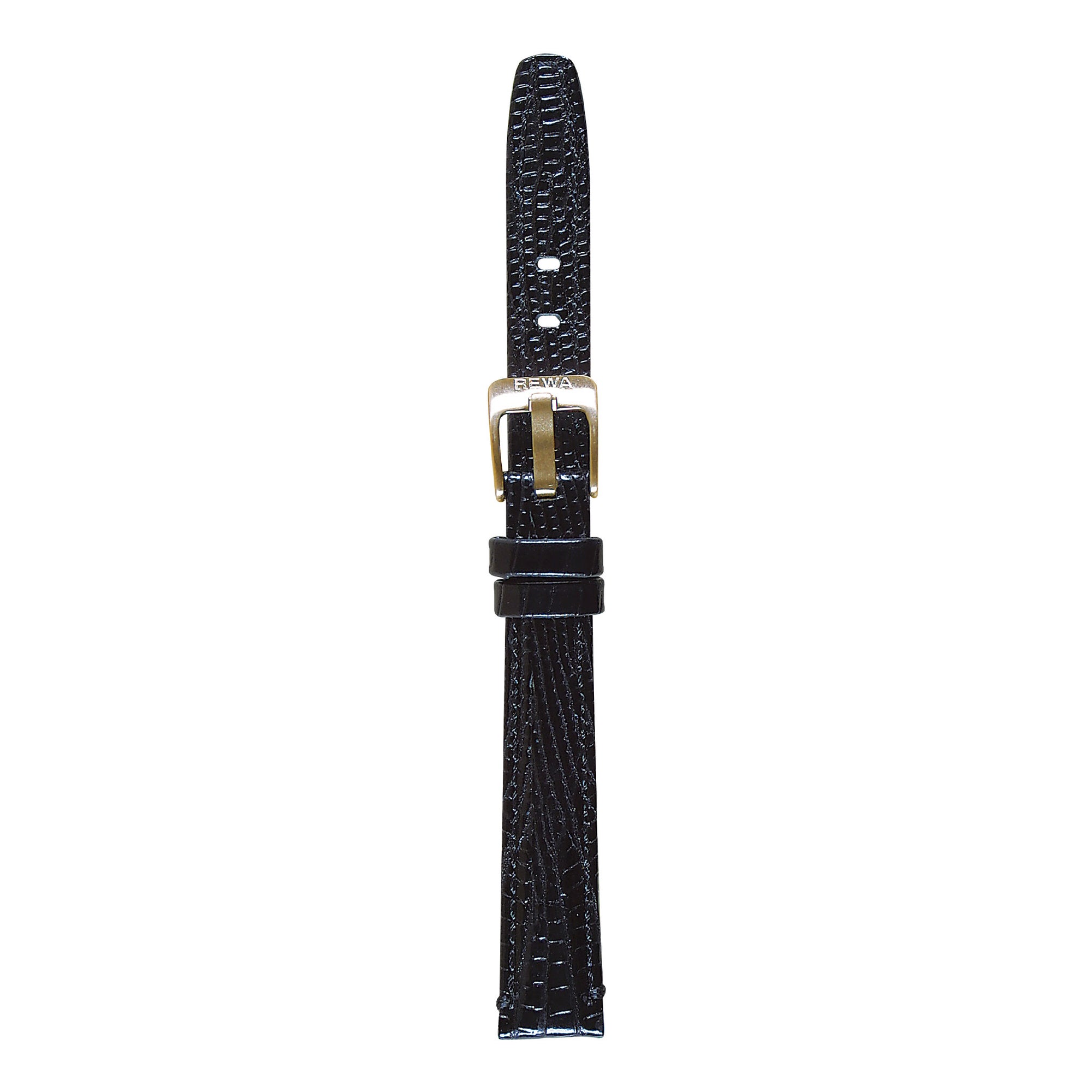 REWA Uhrarmband 22730 Leder schwarz
