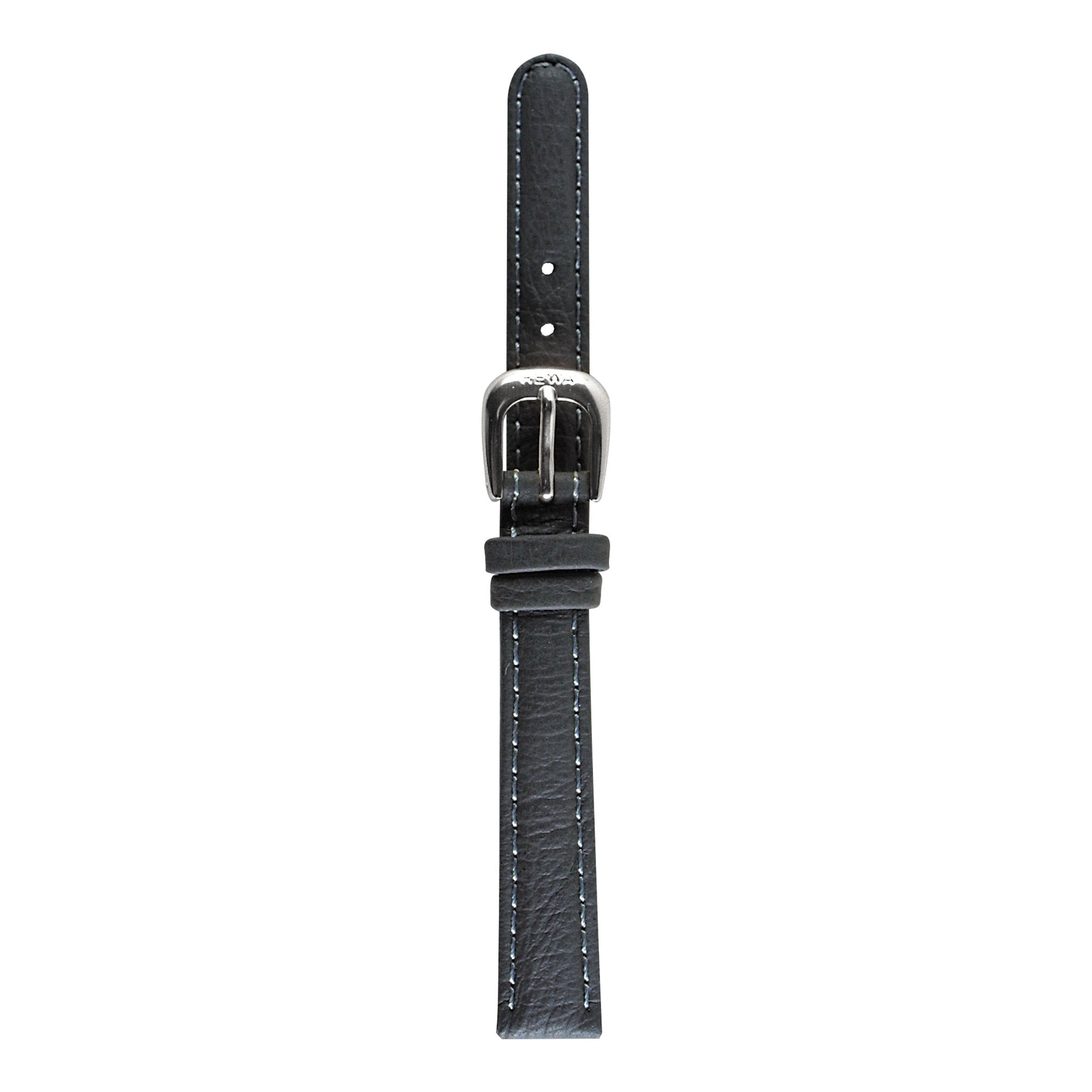 REWA Uhrarmband 22757 Leder Damen grau