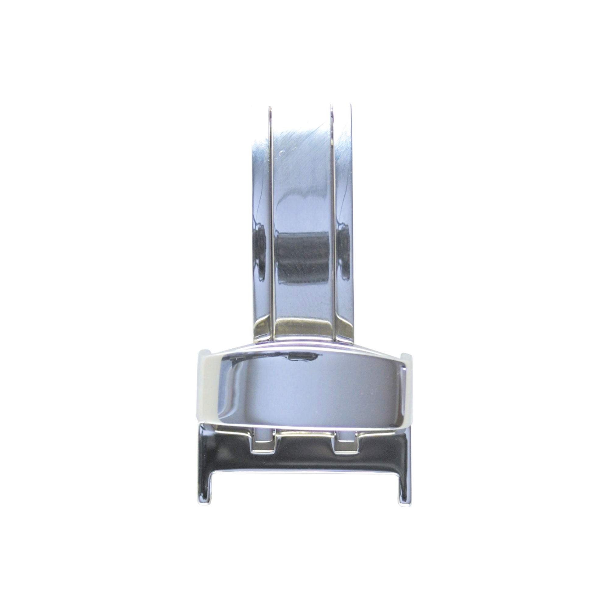 90559c Faltschließe silberfarben